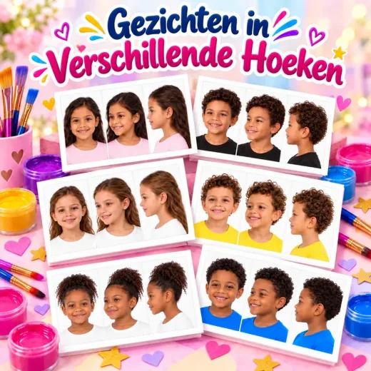 Gezichten vanuit verschillende hoeken