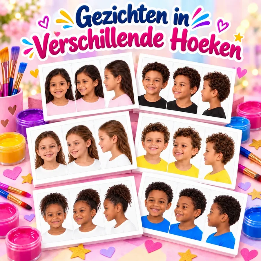 Gezichten vanuit verschillende hoeken