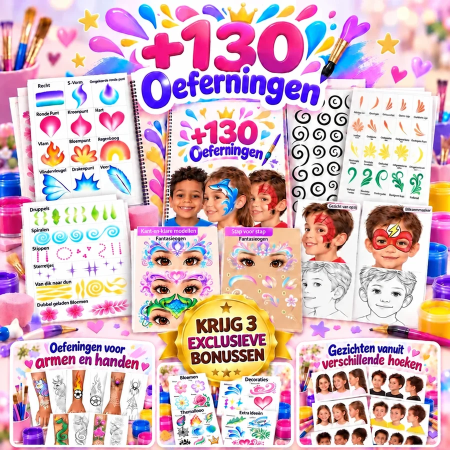 Mock-up van het complete pakket